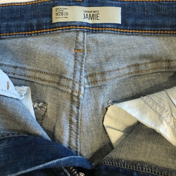 Jamie Top Shop Moro Denim Jeans - Picture 3 of 5